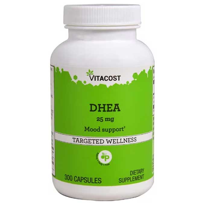 DHEA 25mg Vitacost 300 capsules